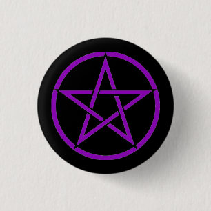 Abzeichen für Lila Pentagramm Pentagramm Button