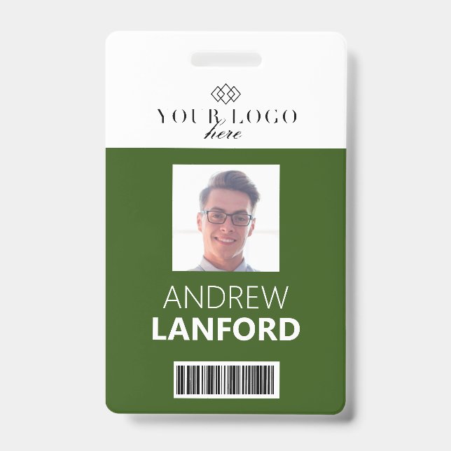 Abzeichen für Mitarbeitername| Benutzerdefiniertes Ausweis (Vorderseite)