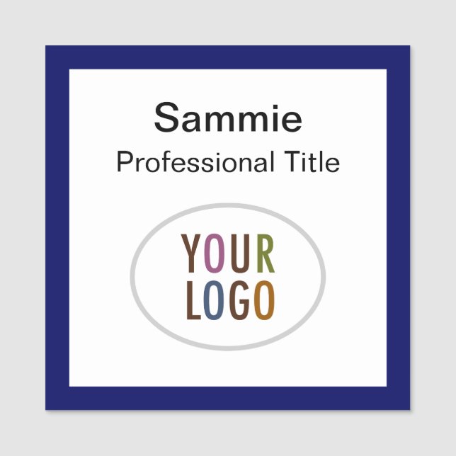 Abzeichen für Navy-Square-Namen Magnetic oder Butt Namensschild (Vorderseite)