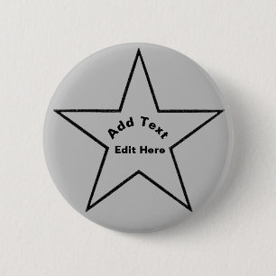 Abzeichen für Polizei und Sheriff Name, Schaltfläc Button
