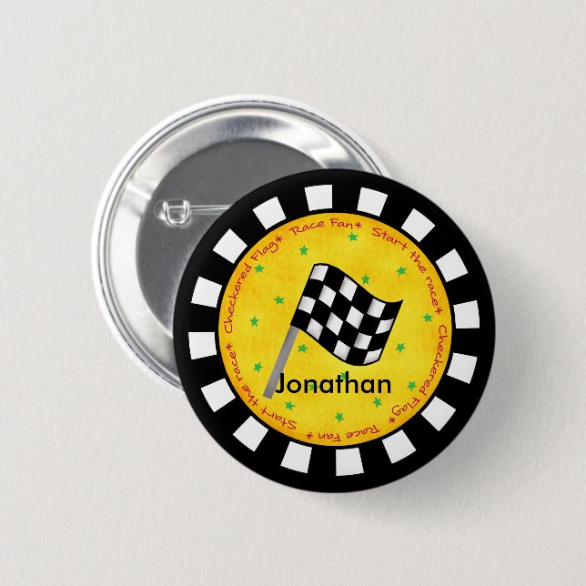 Abzeichen für Schwarz-weiße Markierungsfelder Button (Vorne & Hinten)