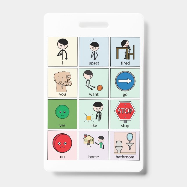 Abzeichen für tragbare Kommunikationsmodule Ausweis (Vorderseite)