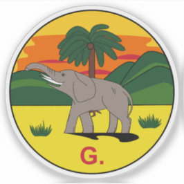 Abzeichen Gambia Colony & Protectorate (1889-1965) Aufkleber
