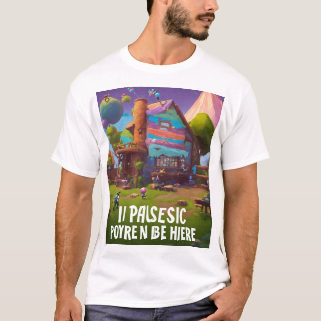 Abzeichen Gaming T - Shirt (Vorderseite)