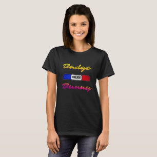 Abzeichen-Häschen-Entwurf für Leute die T-Shirt