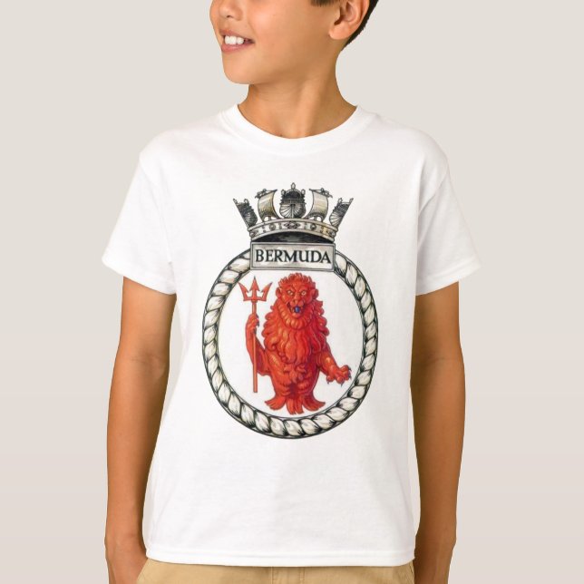 Abzeichen HMS Bermuda T-Shirt (Vorderseite)