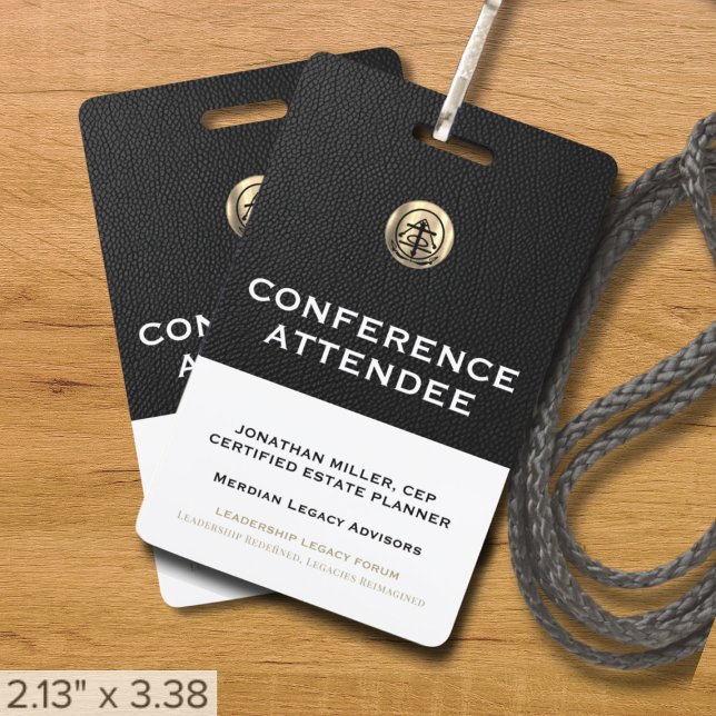 Abzeichen Lanyard für individuell anpassbare Konfe Ausweis (Customizable essentials for events, conferences, conventions and tradeshows)