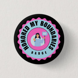 Abzeichen "Meine Grenzen geehrt" Button