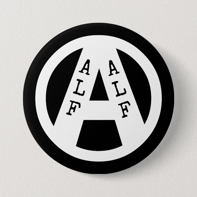 Abzeichen mit ALF Symbol Button (Vorderseite)