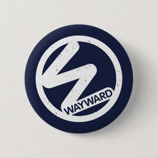 Abzeichen mit dem White-Wayward-Logo Button