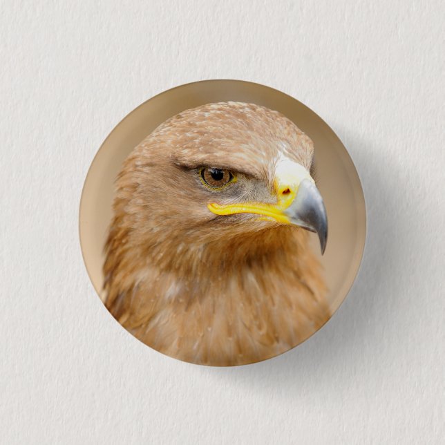 Abzeichen mit goldenem Adler Button (Vorderseite)