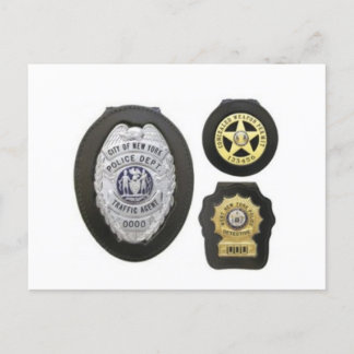 Abzeichen mit Klettband, Abzeichen-Holder-Hüllen Postkarte