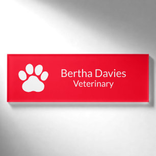 Abzeichen mit personalisierter Bezeichnung, Name-P Namenschild