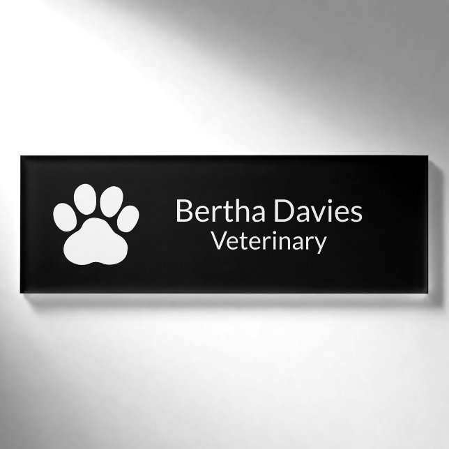 Abzeichen mit personalisierter Bezeichnung, Name-P Namenschild (Vorderseite)