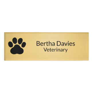 Abzeichen mit personalisierter Bezeichnung, Name-P Namenschild