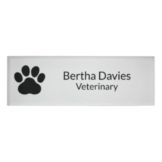 Abzeichen mit personalisierter Bezeichnung, Name-P Namenschild