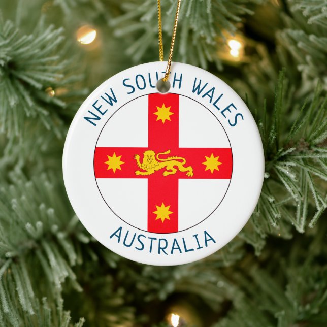 Abzeichen New South Wales, Australien Keramik Ornament (Baum)