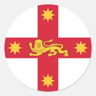 Abzeichen New South Wales, Australien Runder Aufkleber