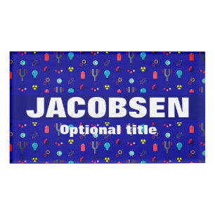 Abzeichen Physik und Ausrüstung Namenschild