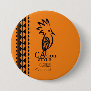 Abzeichen Rond 7,6 cm Cagou Style Button