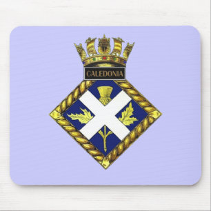 Abzeichen von HMS Caledonia Mousepad