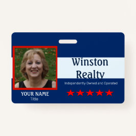 Abzeichen-VORLAGE mit Foto-ID RWB Ausweis