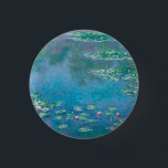 ABZEICHEN: "WASSERLILIEN" NACH MONET BUTTON<br><div class="desc">"WASSERLILIEN" VON CLAUDE MONET</div>