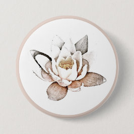ABZEICHEN: WHITE LOTUS BUTTON