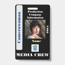 Abzeichen zur Crew von Medien