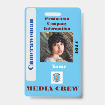 Abzeichen zur Crew von Medien