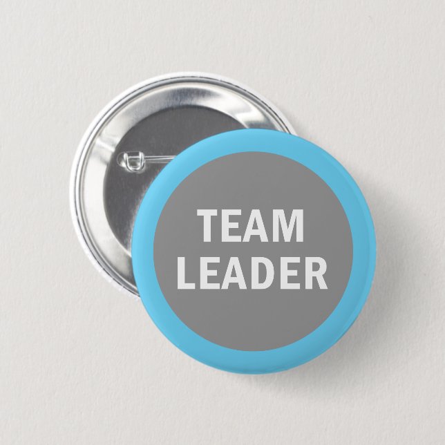 Abzeichen zur Identifizierung von Teamleiter Button (Vorne & Hinten)