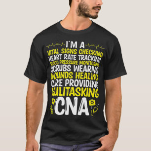 Abzeichenrolle für Pflegehelfer für CNA-Zubehör T-Shirt