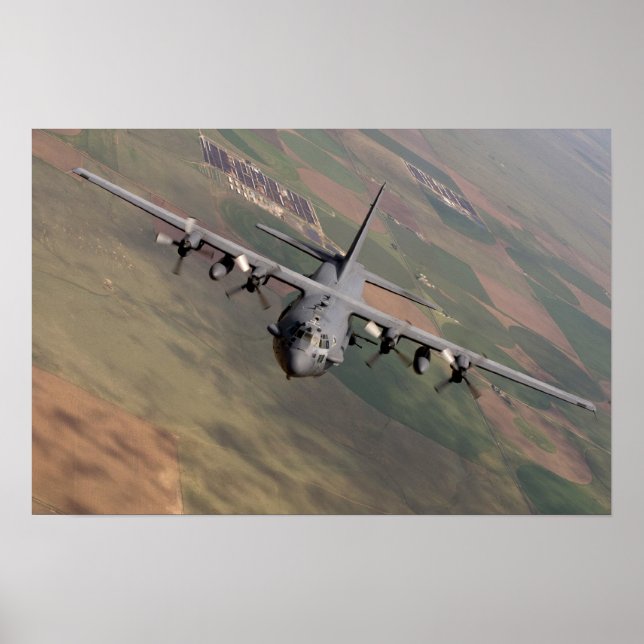 AC-130 Raumflugzeug Poster (Vorne)