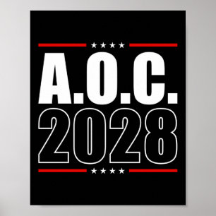 AC 2028 A.o.c. 2028 für die Präsidentschaftswahl 2 Poster