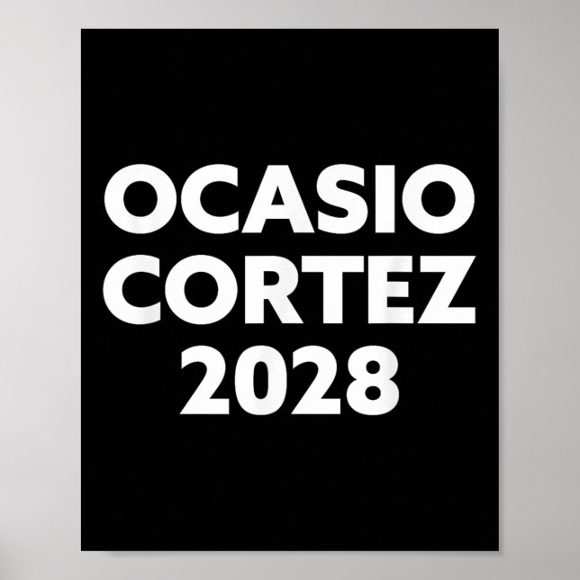 AC 2028 - Ocasio Cortez 2028 Poster (Vorne)