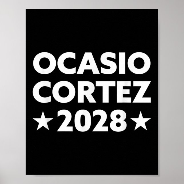 AC 2028 - Ocasio Cortez 2028 Poster (Vorne)