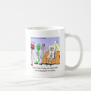 AC/DC Verkabelung Lustige Beziehung Geschenke für Kaffeetasse