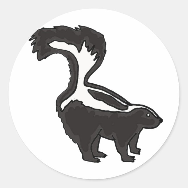 AC- Funny Skunk Stickers (Vorderseite)