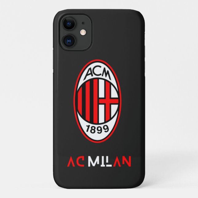 AC Mailand-Abdeckung Case-Mate iPhone Hülle (Rückseite)