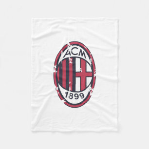 Ac Milan Retro Logo Fleecedecke
