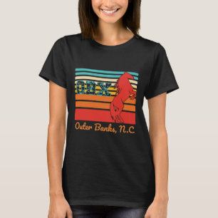 AC Obx Retro Corolla Beach Urlaub Außenbänke Wi T-Shirt