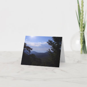 AC- Sonnenaufgang in den Bergen Notecards Karte