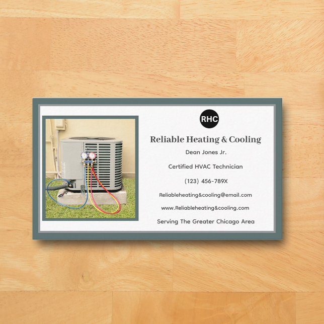 AC Unit Heizung Kühlerhauptkarte Visitenkarte (Ac Business Card )