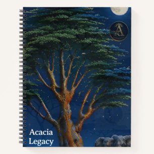 Acacia Legacy™: Mitternachtsakazie Twilight-Koll Notizbuch