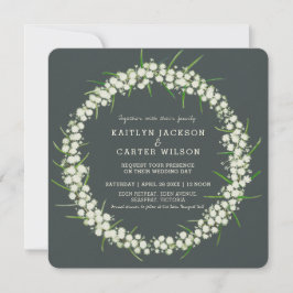 Acacia light Wattle Blume Art Hochzeit Einladung