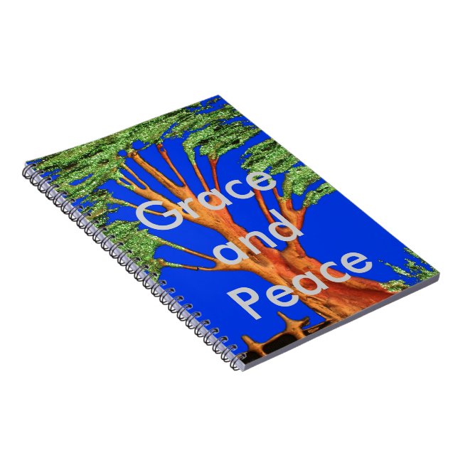 Acacia Tree: Grace and Peace Notizblock (Rechte Seite)