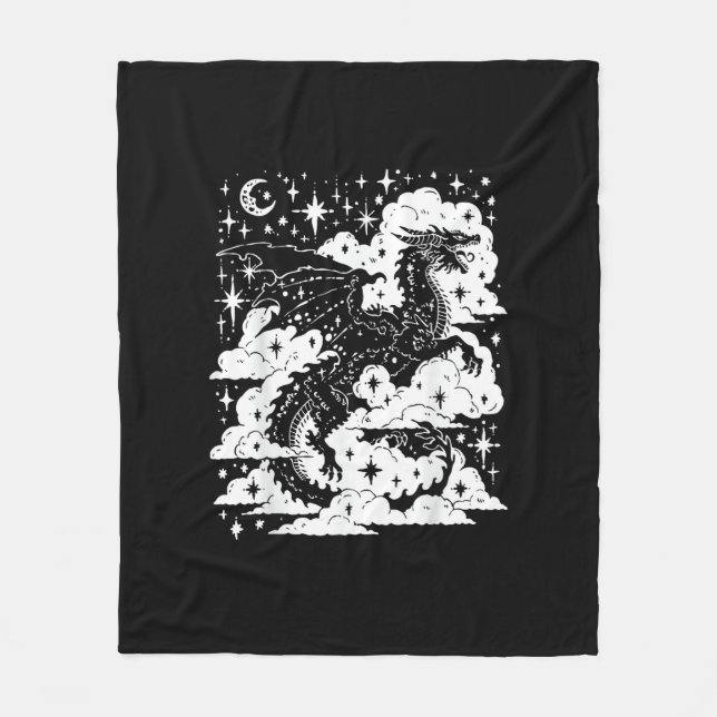 Academia Fantasy  Book Lover Bookish Goblincore Fleecedecke (Vorderseite)