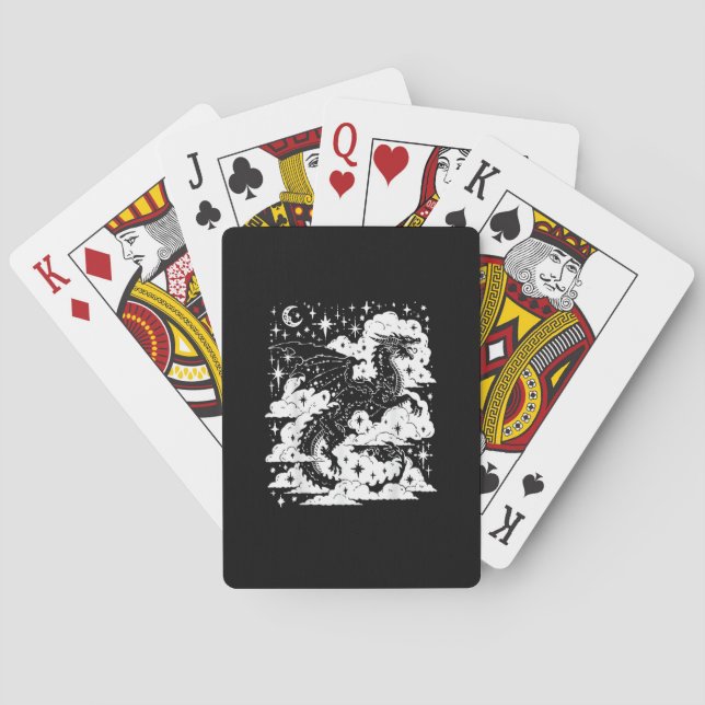 Academia Fantasy  Book Lover Bookish Goblincore Spielkarten (Rückseite)