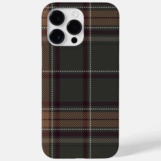 Academia Green Kariert Case-Mate iPhone 14 Pro Max Hülle (Rückseite)