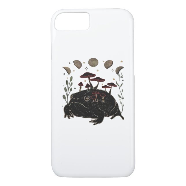Academia Moon Witchy Goblincore Aesthetic Frog Cla Case-Mate iPhone Hülle (Rückseite)